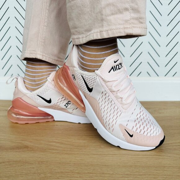 ⭐New Nike Air Max 270 Low Sz 6 Women's Shoes Light Soft Pink Sneakers AH6789-604 - Picture 4 of 13
